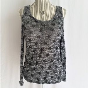 Aeropostale cold shoulder sweater